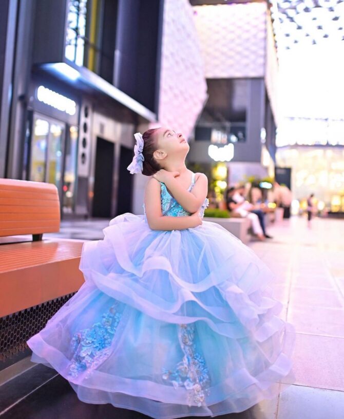 kids gown design