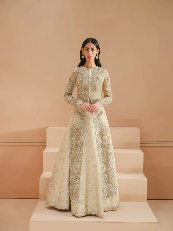 long lehenga type dress