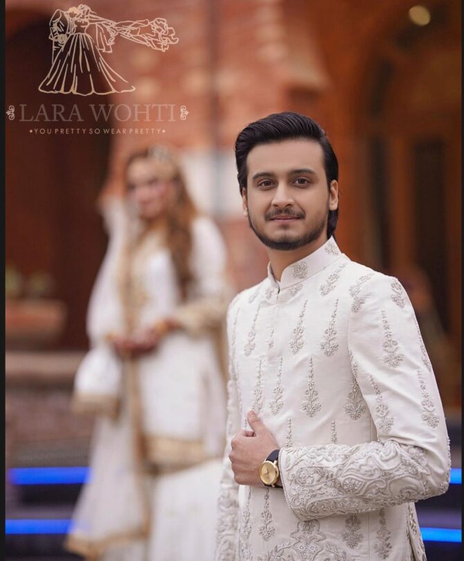 GROOM SHERWANI AND BRIDAL GRARA SHIRT