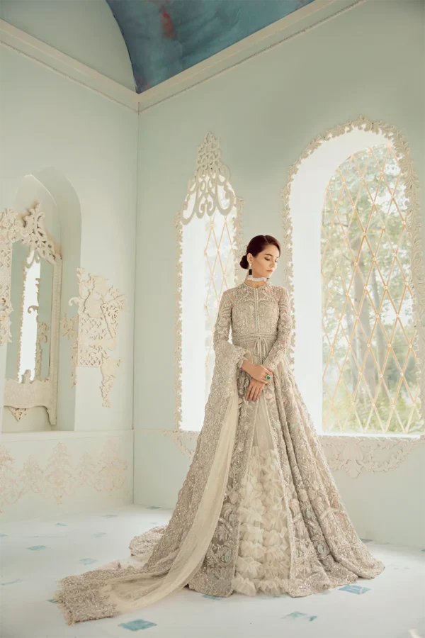 Pakistani Silver Maxi For Wedding