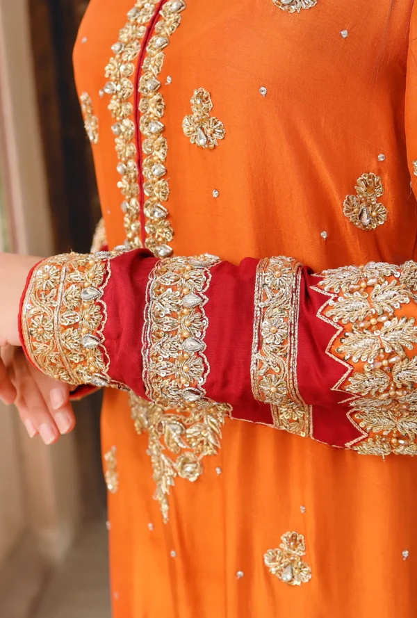 RED ORANGE HAND WORK - Image 2