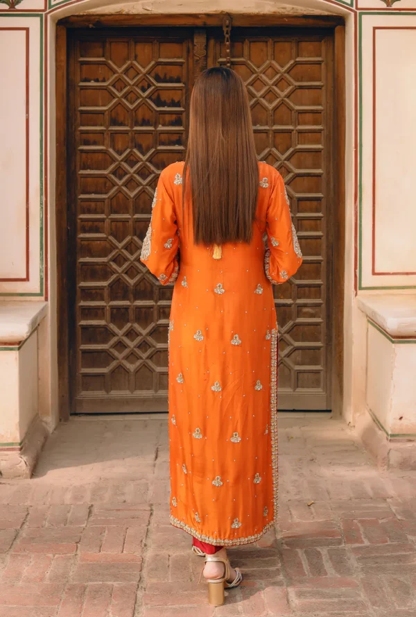 RED ORANGE HAND WORK - Image 4