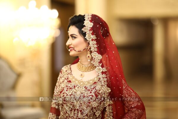 Red Bridal Dress - Image 2