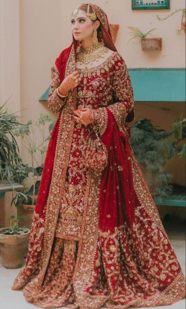 Bridal long shirt and fershi langa - Image 2