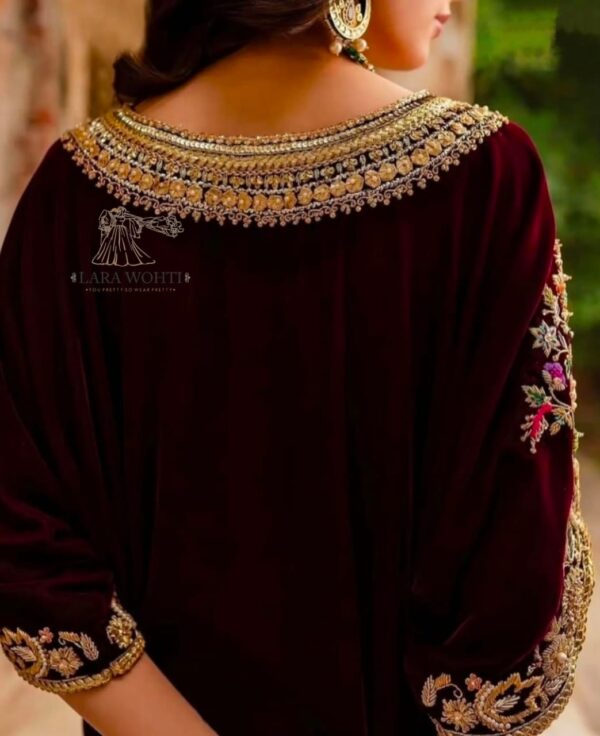 Long Shirt Mahron Colour - Image 3