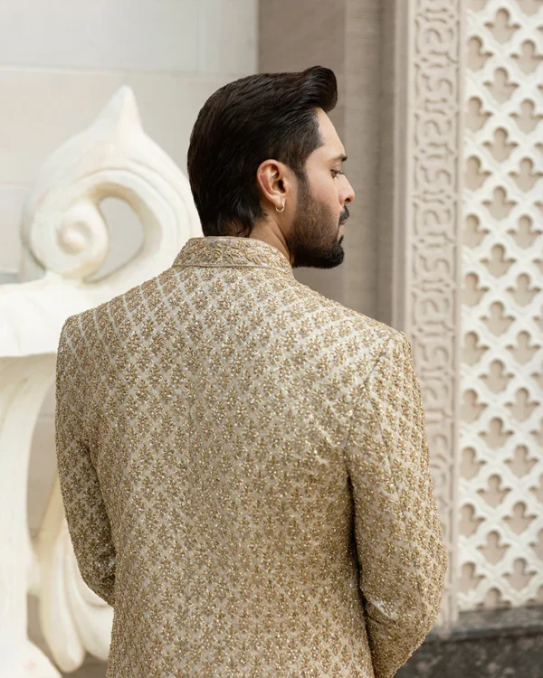 Hand Made Sherwani - Image 4
