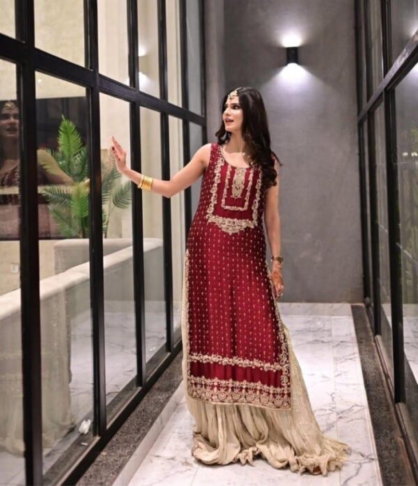 Long Shirt And Sharara - Image 3