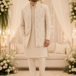 Prince Coat And Inner Suit Embroded